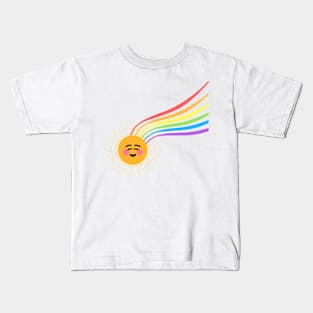 Rainbow sunshine Kids T-Shirt